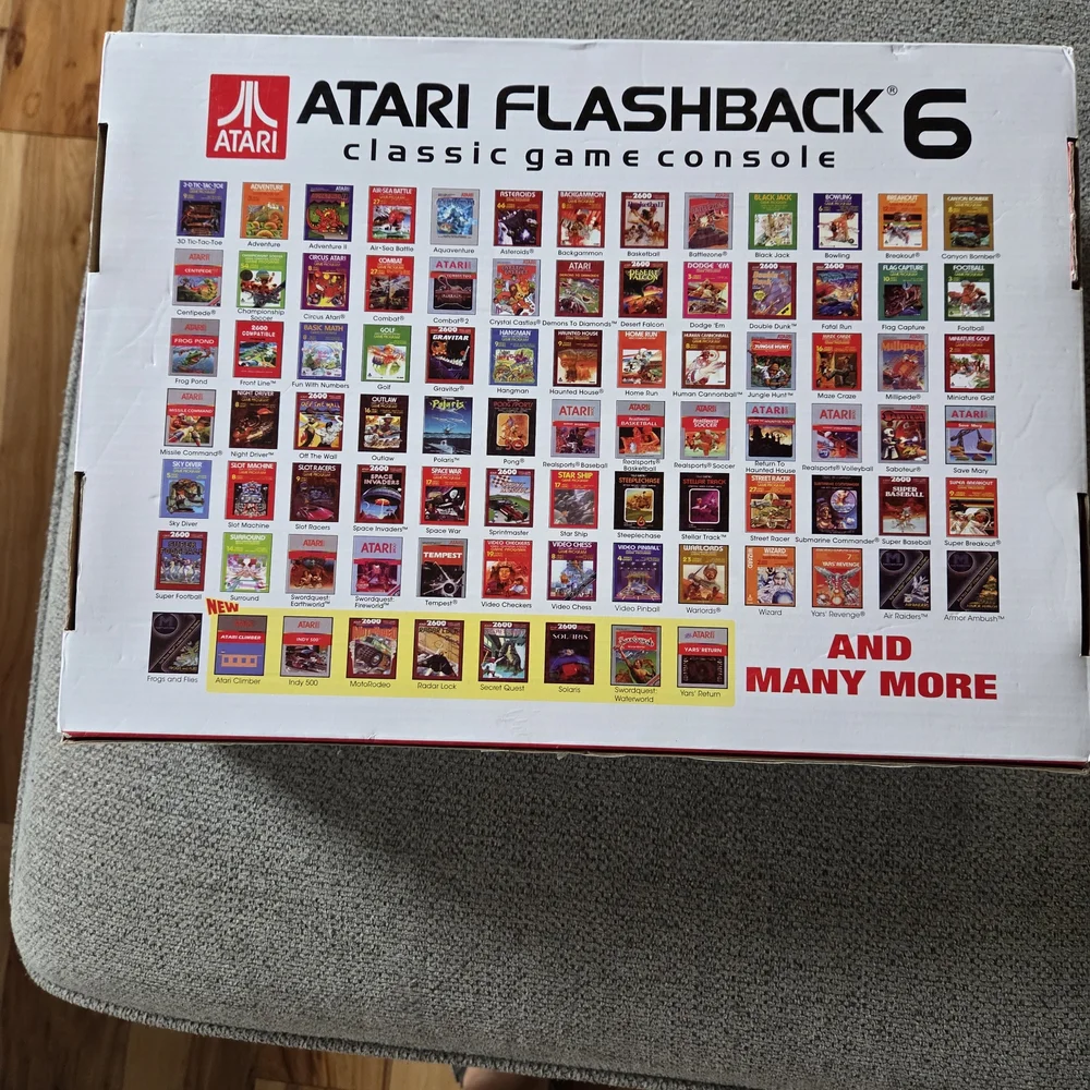 ATARTI Flashback 6 Classic Game Console - Black